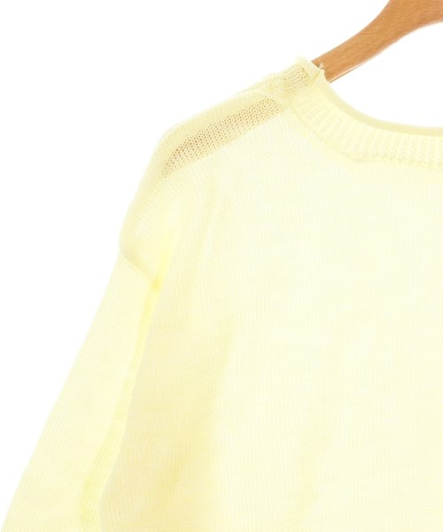 le coeur blanc（ル　クール　ブラン）ニット・セーター 黄 サイズ:38(M位) レディース/2200676726039