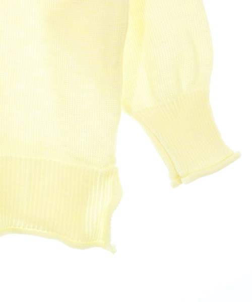 le coeur blanc（ル　クール　ブラン）ニット・セーター 黄 サイズ:38(M位) レディース/2200676726039