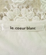 le coeur blanc（ル　クール　ブラン）タンクトップ 白 サイズ:38(M位) レディース/2200680942098
