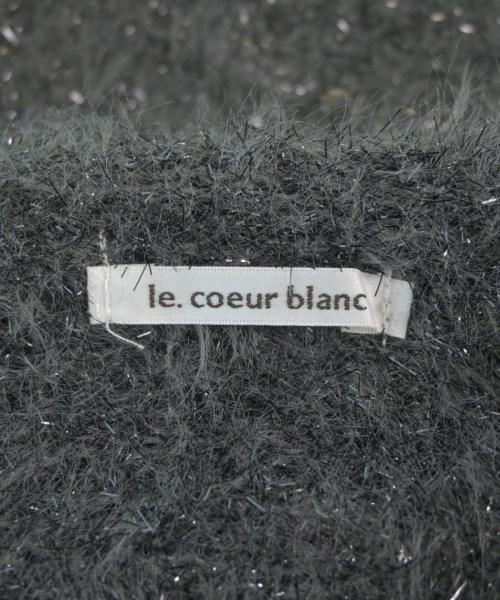 le coeur blanc（ル　クール　ブラン）ニット・セーター グレー サイズ:38(M位) レディース/2200677602011