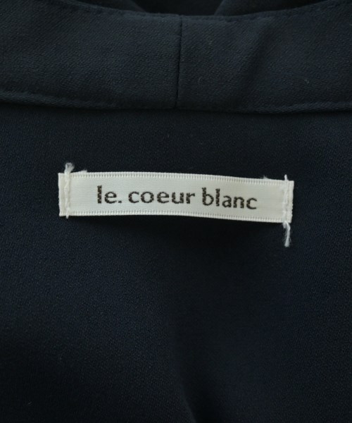 le coeur blanc（ル　クール　ブラン）ブラウス 紺 サイズ:38(M位) レディース/2200690046052