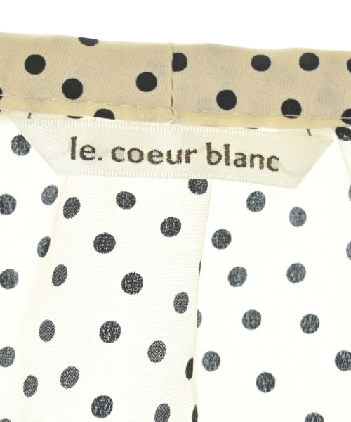 le coeur blanc（ル　クール　ブラン）ブラウス ベージュ サイズ:38(M位) レディース/2200687585090