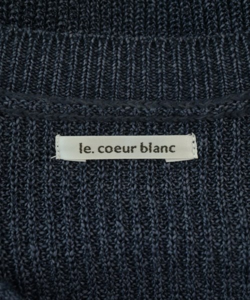 le coeur blanc（ル　クール　ブラン）カーディガン 紺 サイズ:38(M位) レディース/2200698351066