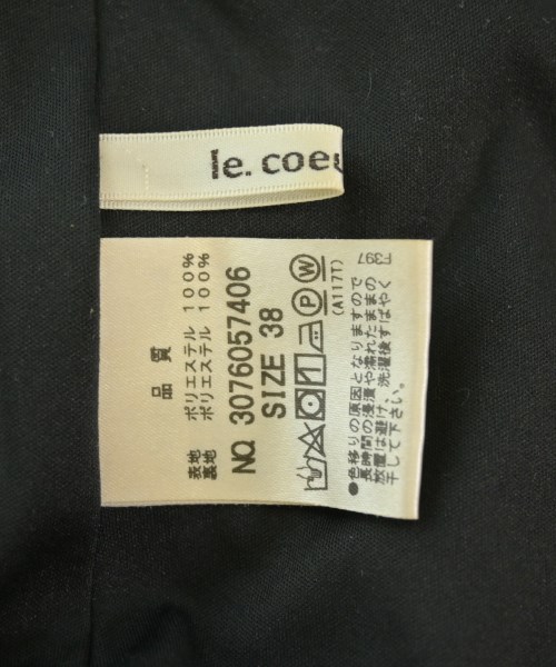 le coeur blanc（ル　クール　ブラン）その他 黒 サイズ:38(M位) レディース/2200690024081