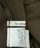 le coeur blanc（ル　クール　ブラン）カジュアルシャツ 茶 サイズ:38(M位) レディース/2200700262052