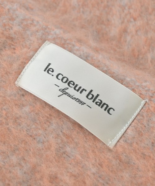 le coeur blanc（ル　クール　ブラン）マフラー オレンジ サイズ:- レディース/2200654942017