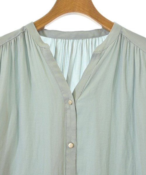 le coeur blanc（ル　クール　ブラン）ブラウス 青 サイズ:38(M位) レディース/2200645168082