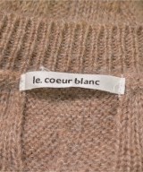 le coeur blanc（ル　クール　ブラン）ニット・セーター 茶 サイズ:38(M位) レディース/2200650408012
