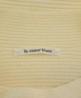 le coeur blanc（ル　クール　ブラン）ニット・セーター 白 サイズ:38(M位) レディース/2200650408029