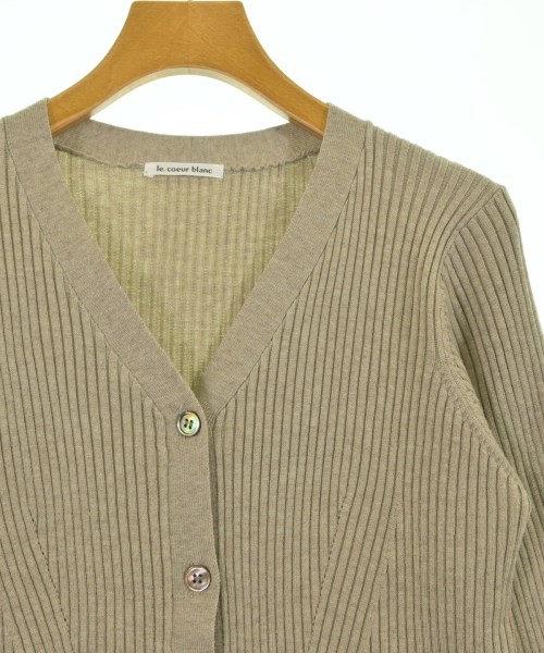 le coeur blanc（ル　クール　ブラン）カーディガン ベージュ サイズ:F レディース/2200645989052