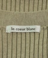 le coeur blanc（ル　クール　ブラン）カーディガン ベージュ サイズ:F レディース/2200645989052