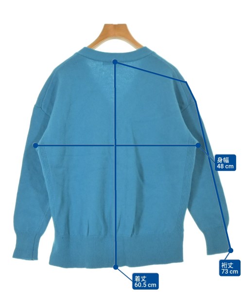 le coeur blanc（ル　クール　ブラン）カーディガン 青 サイズ:38(M位) レディース/2200650237049