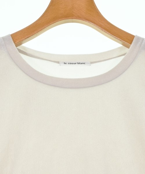 le coeur blanc（ル　クール　ブラン）Tシャツ・カットソー グレー サイズ:38(M位) レディース/2200656781027
