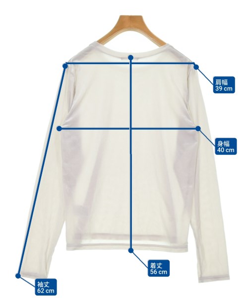 le coeur blanc（ル　クール　ブラン）Tシャツ・カットソー グレー サイズ:38(M位) レディース/2200656781027