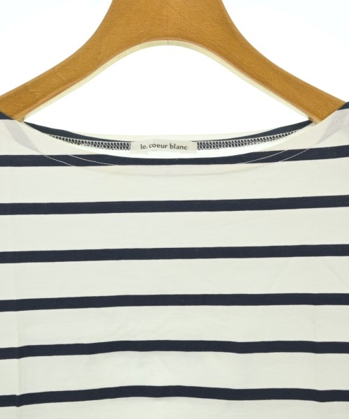 le coeur blanc（ル　クール　ブラン）Tシャツ・カットソー 白 サイズ:38(M位) レディース/2200654525012