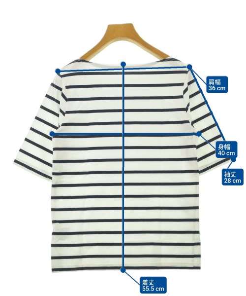 le coeur blanc（ル　クール　ブラン）Tシャツ・カットソー 白 サイズ:38(M位) レディース/2200654525012