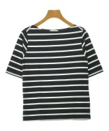 le coeur blanc（ル　クール　ブラン）Tシャツ・カットソー 黒 サイズ:38(M位) レディース/2200654525029