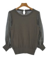 le coeur blanc（ル　クール　ブラン）ニット・セーター グレー サイズ:38(M位) レディース/2200654682029