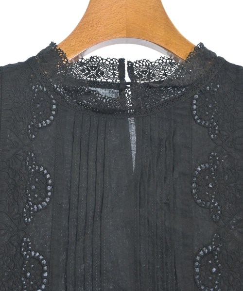 le coeur blanc（ル　クール　ブラン）ブラウス 黒 サイズ:38(M位) レディース/2200654754207