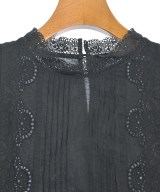 le coeur blanc（ル　クール　ブラン）ブラウス 黒 サイズ:38(M位) レディース/2200654754207