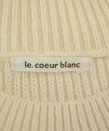 le coeur blanc（ル　クール　ブラン）ニット・セーター 白 サイズ:38(M位) レディース/2200651911061