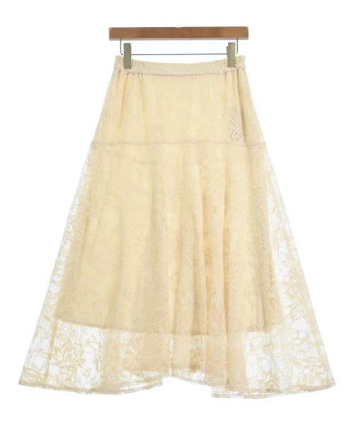 le coeur blanc(ル　クール　ブラン)ロング・マキシ丈スカート 白 サイズ:38(M位)/2200656173044