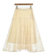 le coeur blanc（ル　クール　ブラン）ロング・マキシ丈スカート 白 サイズ:38(M位) レディース/2200656173044