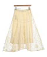 le coeur blanc（ル　クール　ブラン）ロング・マキシ丈スカート 白 サイズ:38(M位) レディース/2200656173044