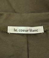 le coeur blanc（ル　クール　ブラン）Tシャツ・カットソー 茶 サイズ:38(M位) レディース/2200659048042