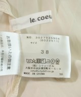 le coeur blanc（ル　クール　ブラン）ブラウス ベージュ サイズ:38(M位) レディース/2200706650198
