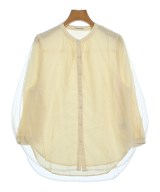 le coeur blanc（ル　クール　ブラン）カジュアルシャツ 黄 サイズ:38(M位) レディース/2200707324067