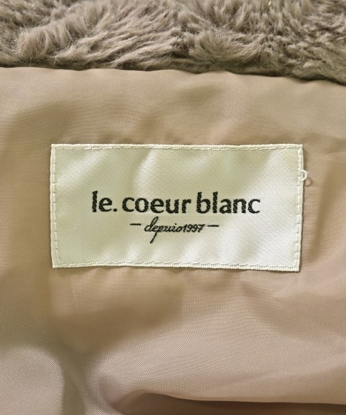 le coeur blanc（ル　クール　ブラン）ダウンコート グレー サイズ:40(M位) レディース/2200708209011