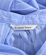 le coeur blanc（ル　クール　ブラン）カジュアルシャツ 青 サイズ:38(M位) レディース/2200708398128