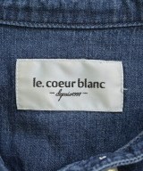 le coeur blanc（ル　クール　ブラン）カジュアルシャツ 紺 サイズ:38(M位) レディース/2200708804070