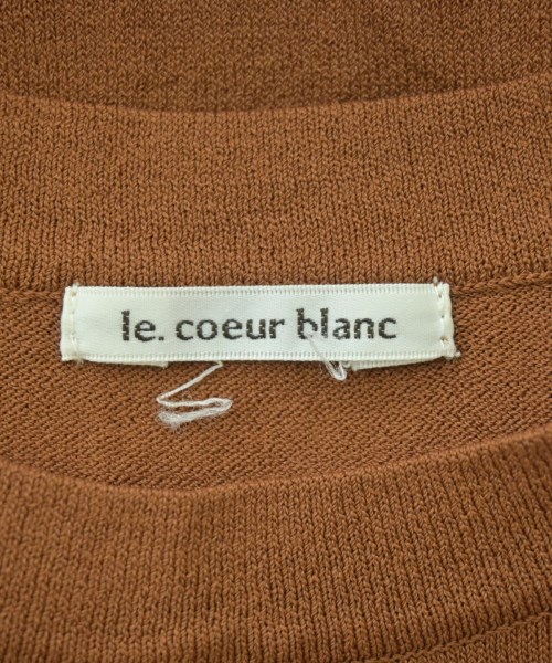 le coeur blanc（ル　クール　ブラン）ベスト/ノースリーブ 茶 サイズ:38(M位) レディース/2200712602020