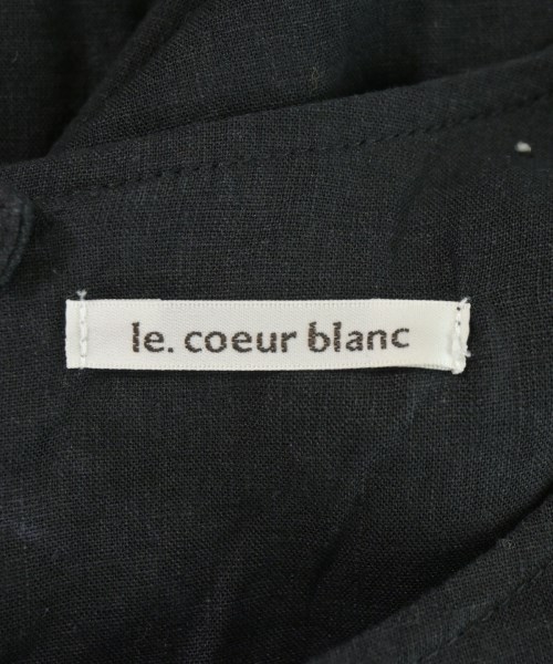 le coeur blanc（ル　クール　ブラン）ブラウス 黒 サイズ:38(M位) レディース/2200714115122