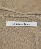 le coeur blanc（ル　クール　ブラン）カーディガン ベージュ サイズ:38(M位) レディース/2200635357021