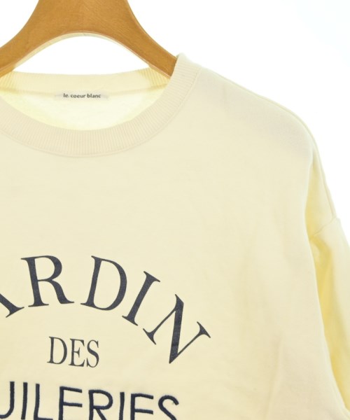 le coeur blanc（ル　クール　ブラン）スウェット 白 サイズ:38(M位) レディース/2200634073144