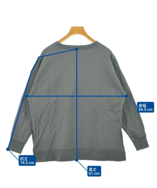 le coeur blanc（ル　クール　ブラン）スウェット グレー サイズ:38(M位) レディース/2200634073199