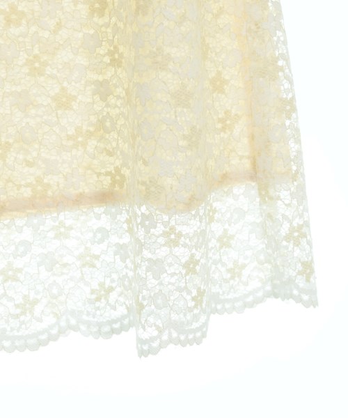 le coeur blanc（ル　クール　ブラン）ロング・マキシ丈スカート 白 サイズ:38(M位) レディース/2200633647025