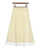 le coeur blanc（ル　クール　ブラン）ロング・マキシ丈スカート 白 サイズ:38(M位) レディース/2200633647025