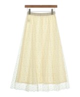 le coeur blanc（ル　クール　ブラン）ロング・マキシ丈スカート 白 サイズ:38(M位) レディース/2200633647025