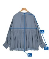 le coeur blanc（ル　クール　ブラン）ブラウス 青 サイズ:38(M位) レディース/2200634219092