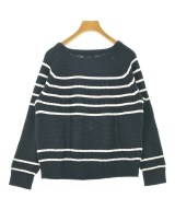 le coeur blanc（ル　クール　ブラン）ニット・セーター 紺 サイズ:38(M位) レディース/2200634219146