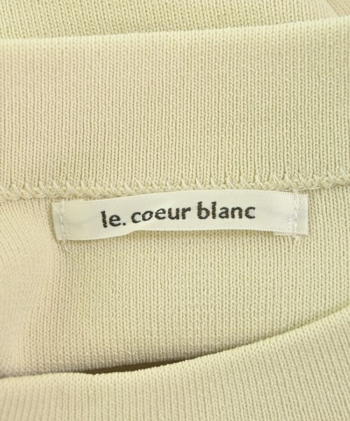le coeur blanc（ル　クール　ブラン）ニット・セーター 白 サイズ:38(M位) レディース/2200634605031