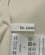 le coeur blanc（ル　クール　ブラン）スラックス ベージュ サイズ:38(M位) レディース/2200635920034