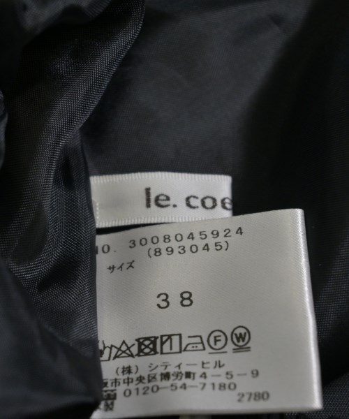 le coeur blanc（ル　クール　ブラン）ロング・マキシ丈スカート 黒 サイズ:38(M位) レディース/2200640785185