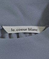 le coeur blanc（ル　クール　ブラン）ブラウス 青 サイズ:38(M位) レディース/2200640785192