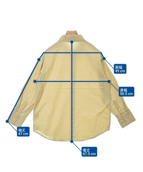 le coeur blanc（ル　クール　ブラン）カジュアルシャツ ベージュ サイズ:38(M位) レディース/2200641826016