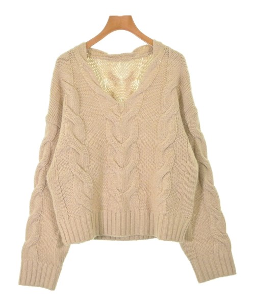 le coeur blanc(ル　クール　ブラン)ニット・セーター ベージュ サイズ:38(M位)/2200642376046